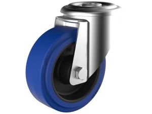 100mm Blue Rubber Medium Duty Single Bolt Fitting (150Kg)