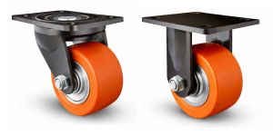 75mm 400Kg Poluyrethane/Aluminium Swivel & Fixed (LOW LEVEL)