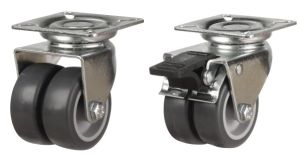 50mm Twin Grey Rubber