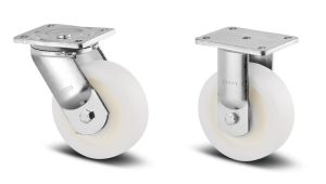 100mm Extra Heavy Duty Cast Nylon Wheel Castors (1000Kg)