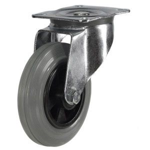80mm Grey Non-Marking Rubber