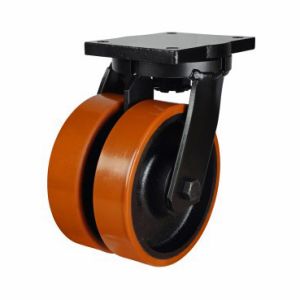250mm Twin Wheel Polyurethane (2500Kg)