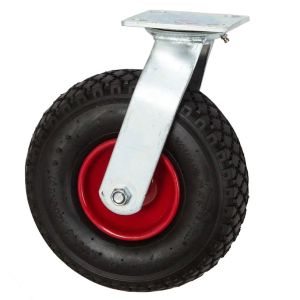 Pneumatic Castor 260mm Swivel Steel Centred