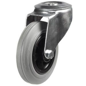 80mm Grey Non-Marking Rubber