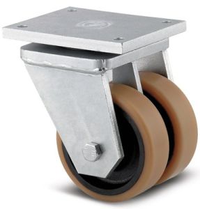 160mm Double Polyurethane Wheel (1800kg)