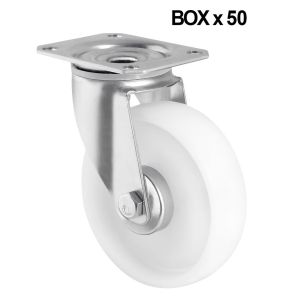 125mm Swivel Castor With Plastic Wheel Box 50 Bulk Buy (175kg)