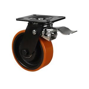 150mm LMHB Series Polyurethane/Cast Iron (500Kg)