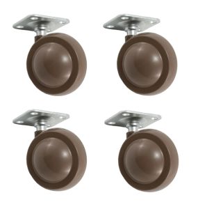 Kenrick 50mm Square Plate Fitting - Set of 4 (BEIGE)