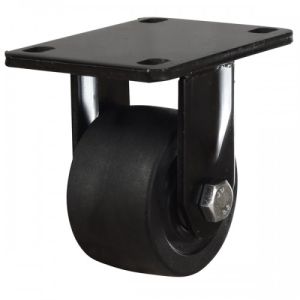 75mm 400Kg  Black Nylon: Swivel & Fixed  (LOW LEVEL)