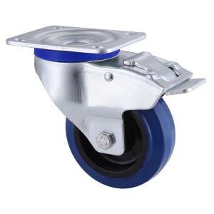 100mm Heavy Duty Blue Rubber Plate Fitting (180kg)