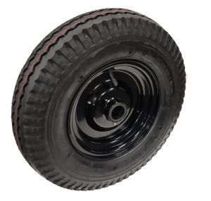 400mm (PREMIUM) Heavy Duty Pneumatic Wheel Steel Centre (4.80/4.00-8 6 Ply - 1", 25mm & 20mm BORE CHOICE) - 335Kg