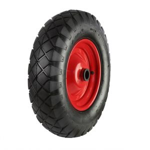 400mm Pneumatic Wheel Steel Centre DIAMOND TREAD (4.80/4.00-8 Tyre 4 Ply - 20mm, 25mm or 1" Bore) - 200Kg