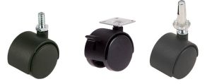 50mm Twin Wheel Furniture Castors Box of 200