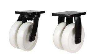 200mm Twin Wheel Nylon (2000Kg)