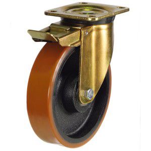 200mm GDH Series Polyurethane/Cast Iron (800Kg)