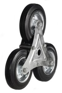 150mm Stair Climber Wheel Unit (20mm BORE) - 135Kg