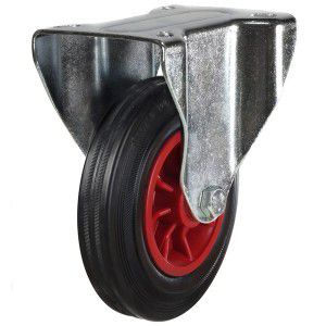 160mm Wheel Diameter Waste & Recycling Bin Castors (Plastic Centre)