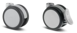 65mm Twin Wheel Floor Kind Castors