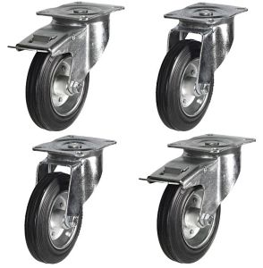 200mm Wheel Diameter (Steel Centre)