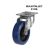 125mm Swivel Castor With Blue Elastic Non-Marking Wheel (150kg) - BULK PALLET BUY OF 336 CASTORS