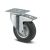 Puncture Proof Pneumatic Equivalent Castor 200mm Swivel & Brake Steel Centred