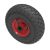 260mm Pneumatic Wheel Red Steel Centre (3.00-4 Tyre 4 Ply - 20mm BORE - 75mm Hub) - 200Kg
