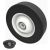 150mm, 180mm & 200mm Trolley White Centre Wheel With Axle Cap (1/2