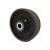 100mm Cast Iron High Temp 12mm Roller Bearing Wheel - 300Kg (280 °C)