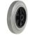 125mm Grey Rubber Wheel (15mm Bore)