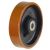 100mm Polyurethane Tyre on Cast Iron Centre Wheel 12mm & 20mm Bore