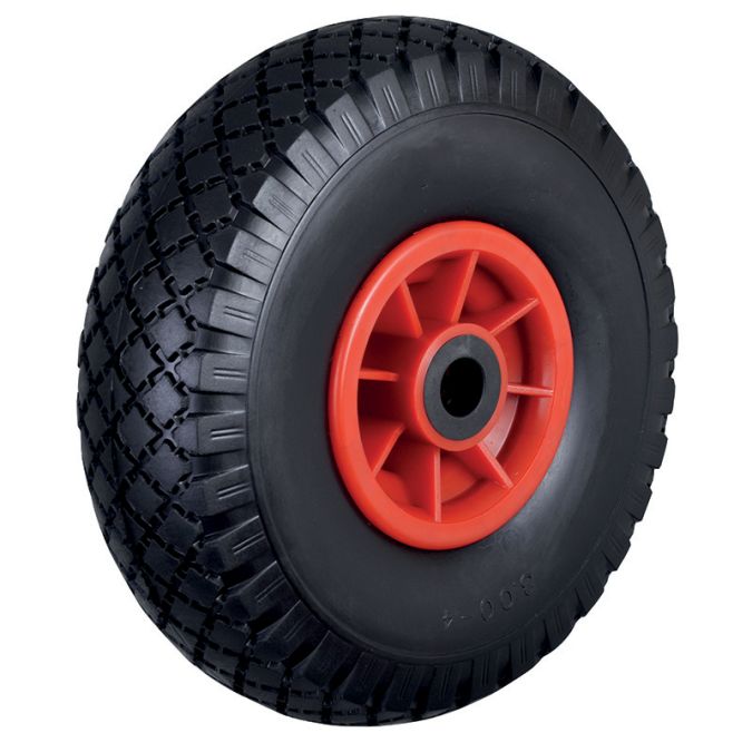 300mm Puncture Proof Wheel Plastic Centre (4.00-4 Tyre)
