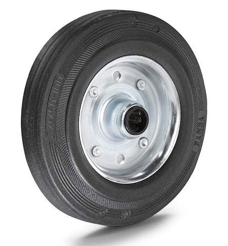 160mm Steel Centre Rubber