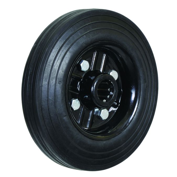200mm Steel Centre, Rubber