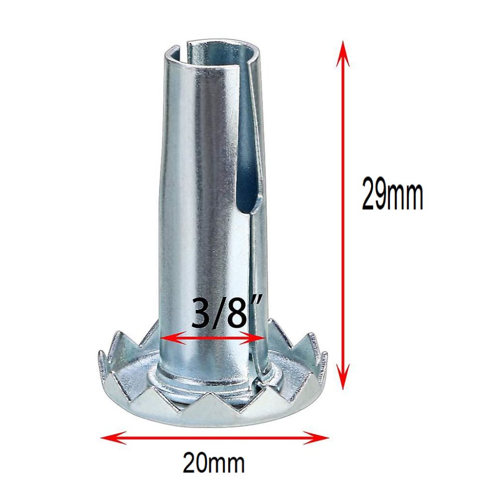Kenrick 50mm Wood Stem & Gripneck Socket Fitting (BEIGE)