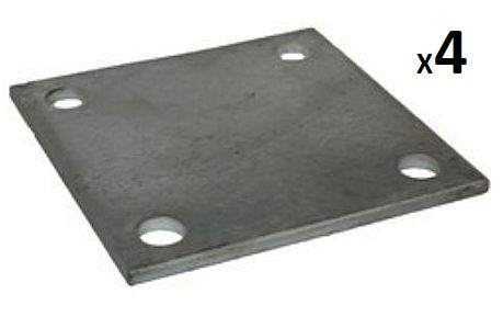 Fitting Plate 80x60 Bolt Centre SET of 4