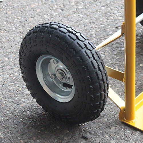 260mm Standard Pneumatic Sack Truck Wheel With Offset Hub (4.10/3.50-4 Tyre 2 Ply - 16mm BORE)