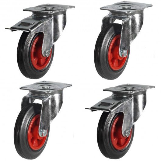 200mm Wheel Diameter (Plastic Centre)