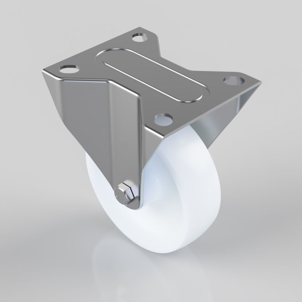 100mm Economy Series Swivel & Fixed Nylon Wheel Castors (150kg) Special Offer