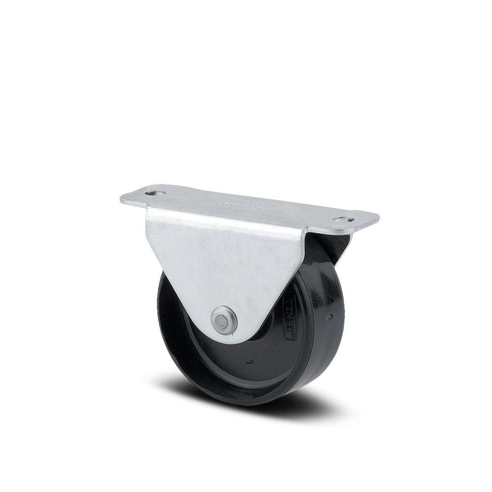 30mm Black Plastic Wheel Fixed Castor (SET OF 4)