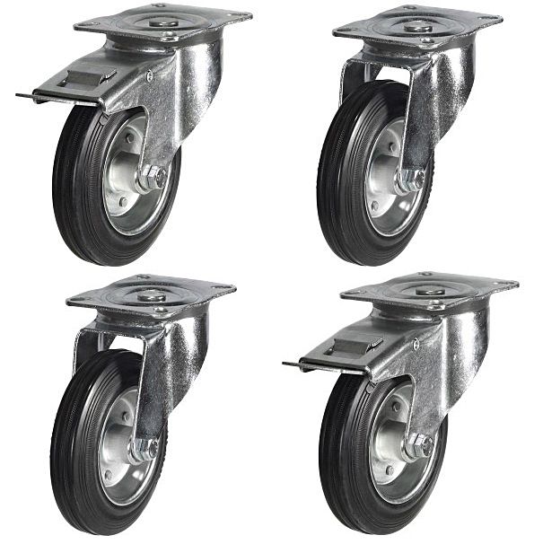 160mm Wheel Diameter (Steel Centre)