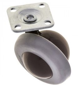 Kenrick 50mm Floor Kind Square Plate Fitting (BEIGE)
