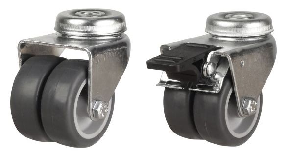 50mm Grey Twin Rubber