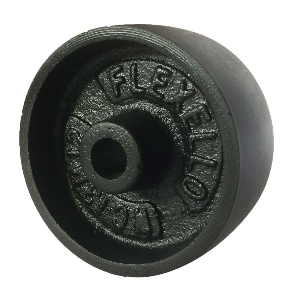 75mm Cast Iron 12mm Plain Bore Wheel (170Kg)