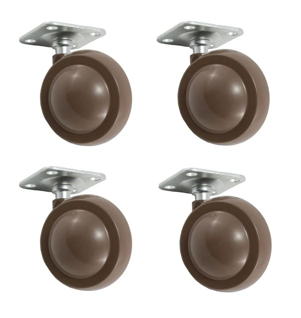 Kenrick 50mm Square Plate Fitting - Set of 4 (BEIGE)