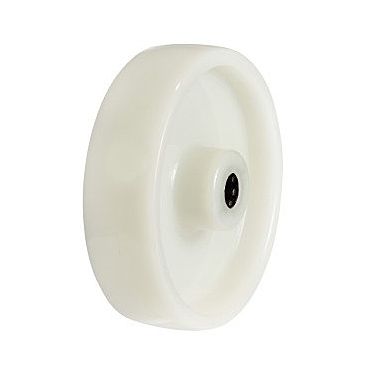 80mm White Nylon Wheel 12mm Roller Bearing Bore