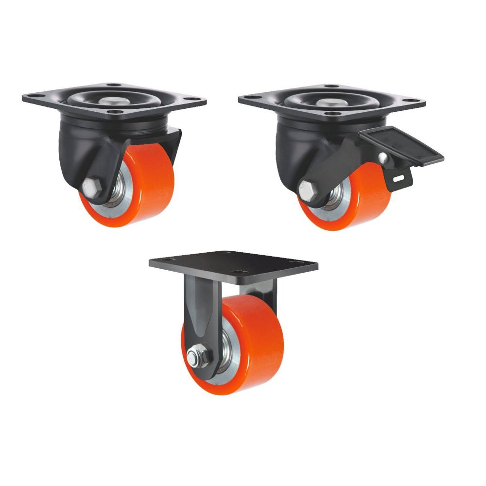 50mm Polyurethane/Aliminium 300Kg (LOW LEVEL)