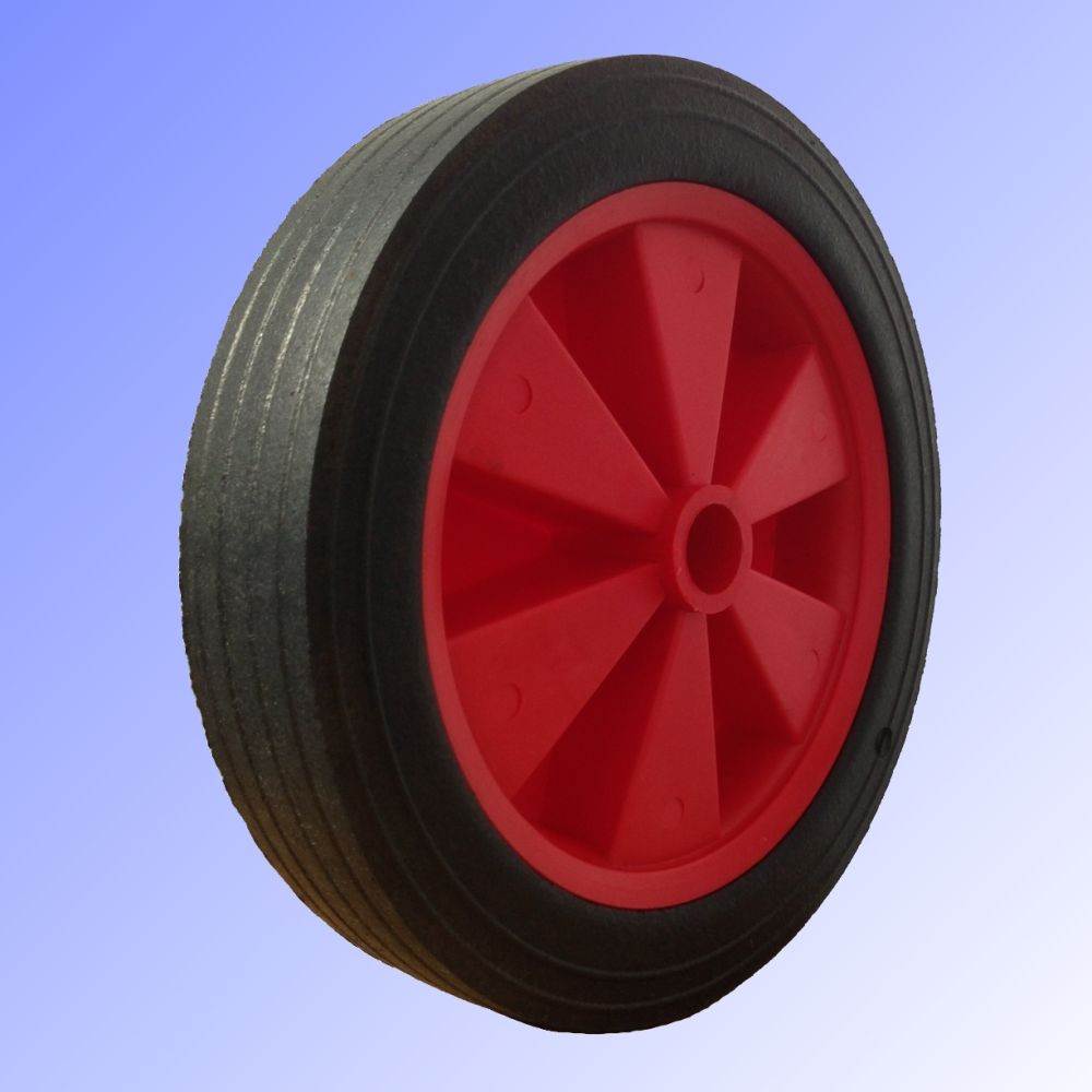 275mm Trolley Wheel - RED (1/2", 20mm, 25mm & 1" BORE CHOICE)