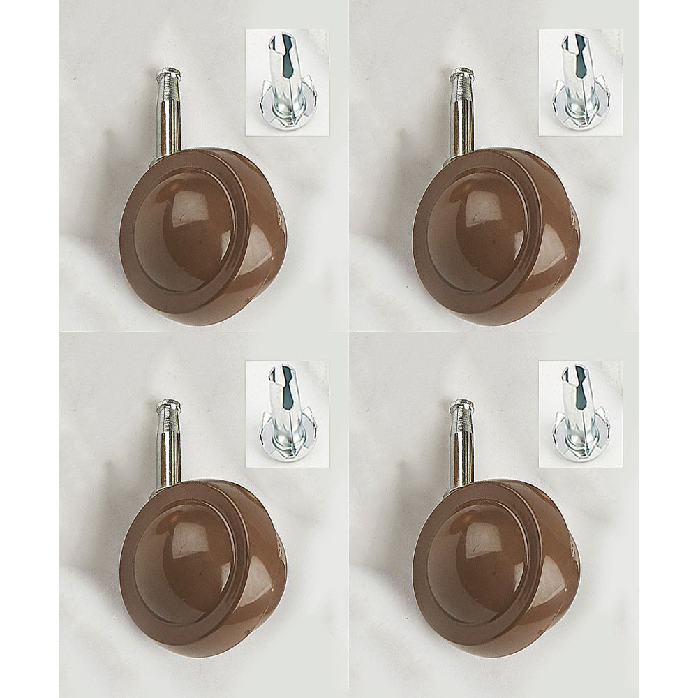 Kenrick 50mm Wood Stem & Gripneck Socket-Set of 4 (BEIGE)