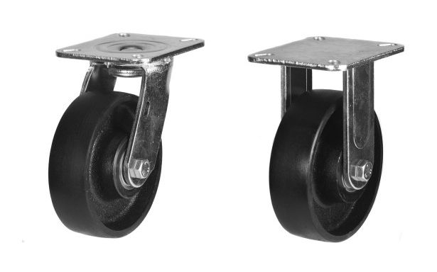 High Temp 150mm Cast Iron Wheel (500kg - 300°C)
