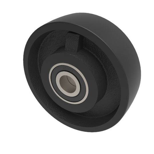200mm Cast Iron 20mm Ball Bearing Wheel (1100Kg)